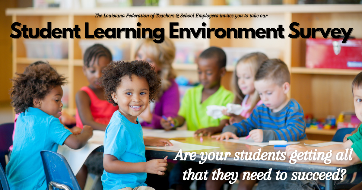 Student learning survey st landry federation of teachers